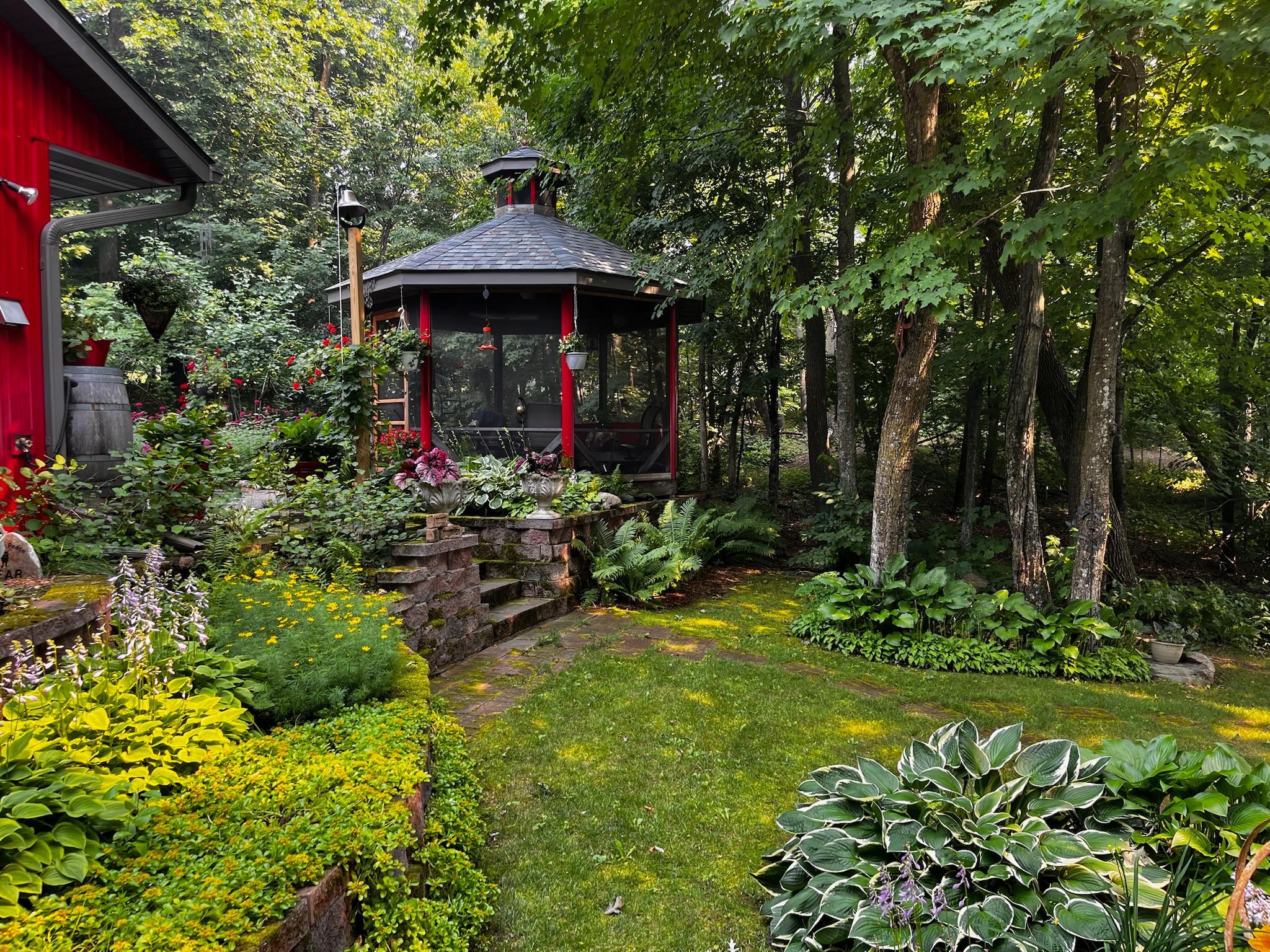 Screened-In Gazebo