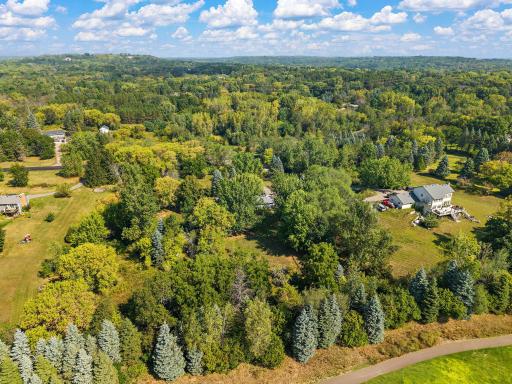 13145 4th St N aerial view from golf course