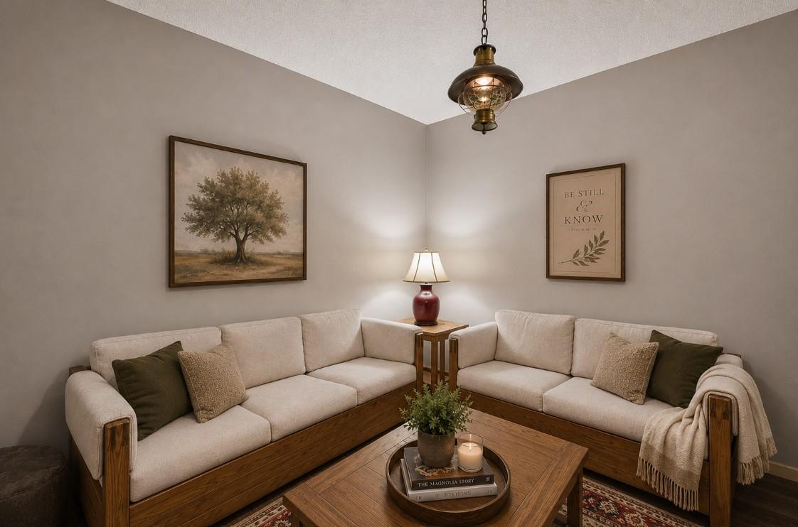 Den space. Virtually staged