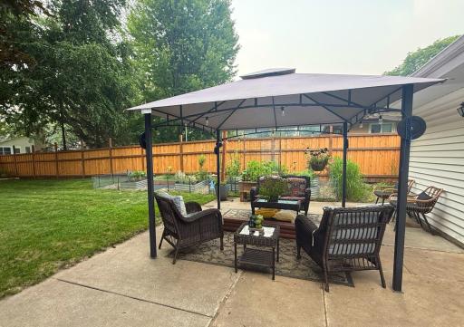 Concrete patio