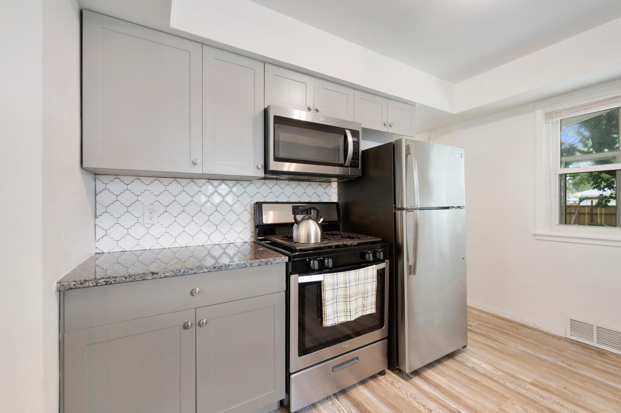 Stainless steel appliances