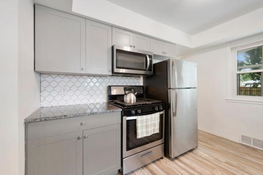 Stainless steel appliances