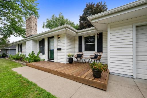 Brand new front porch!