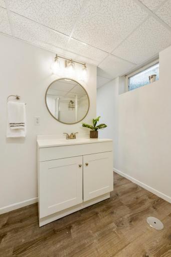 Basement bathroom