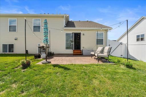 Enjoy Minnesota summers on your patio area.