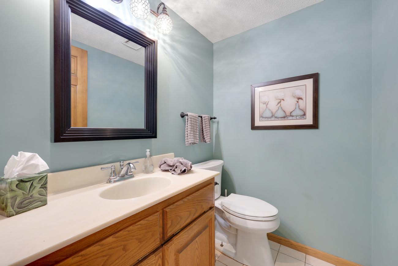 Convenient main floor 1/2 bath