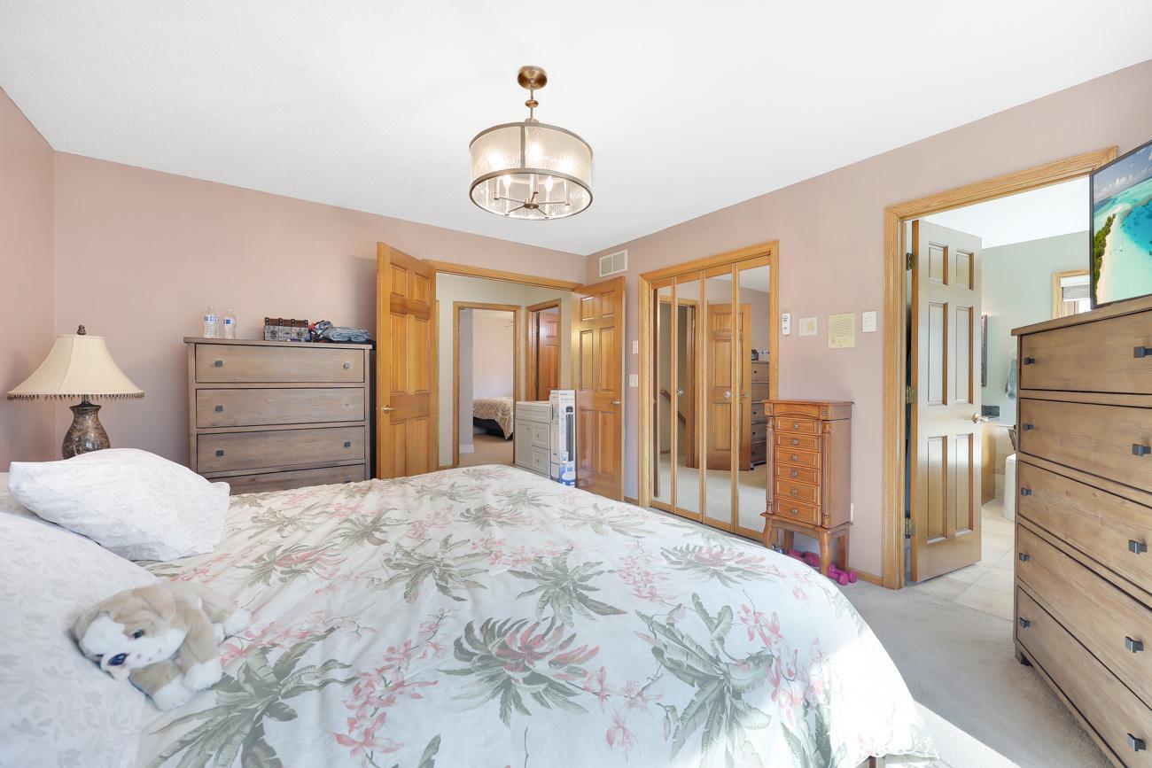 Double-doors lead to spacious primary BR