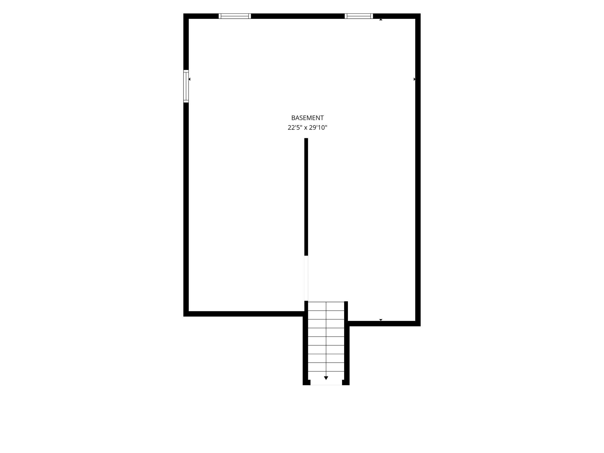 An additional 600+ sq ft waiting for your finishing touches