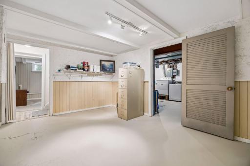 The lower level offers a great flex room option. What will you use it for? Home fitness area/craft room/play room?