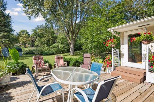 The perfect spot for enjoying the endless summer and fall days!