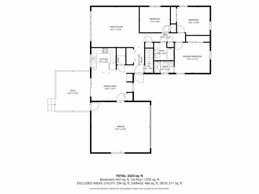 Main level floor plan is provided for your convenience!