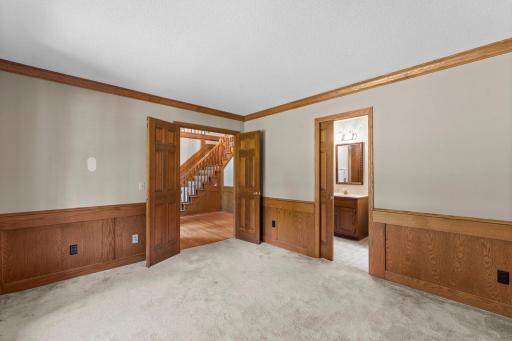 No detail was missed with pass through 3/4 bath right off the office space
