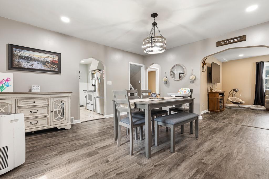 Step inside to an inviting formal dining room