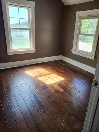 Wood floors throughout