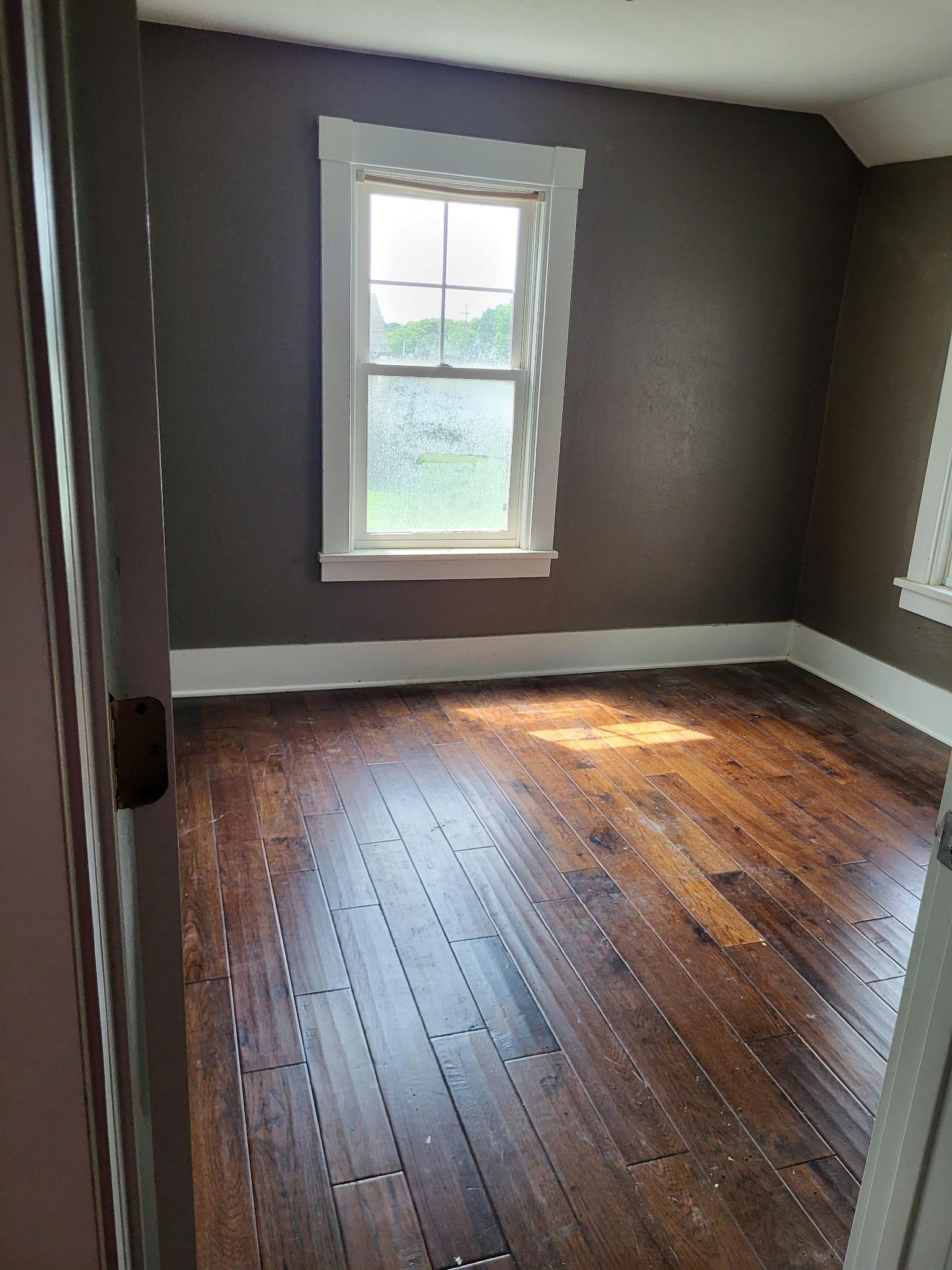 Wood floors throughout