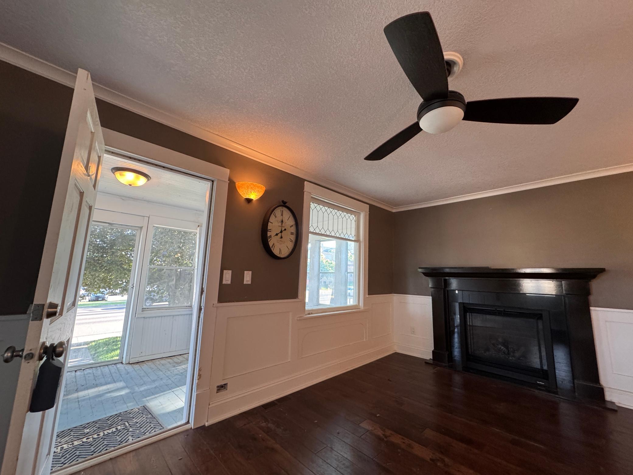 Large enclosed porch