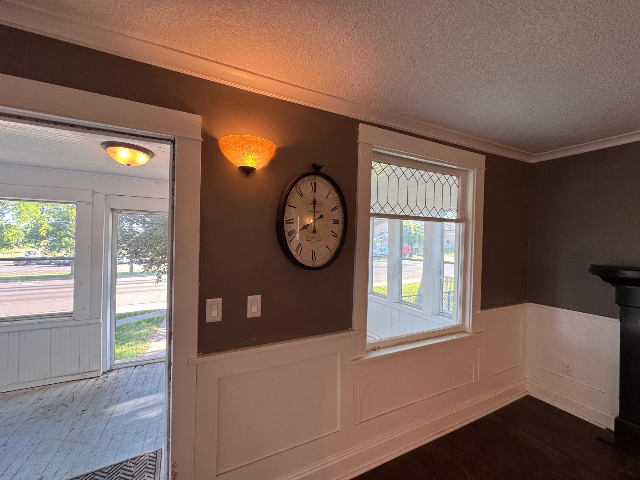 Original 1910 window in the Living Room