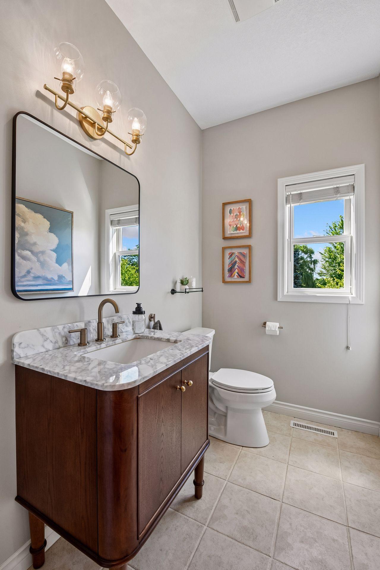 Main floor bathroom has been fully updated