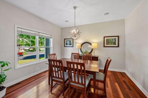 The formal dining room awaits those special evenings