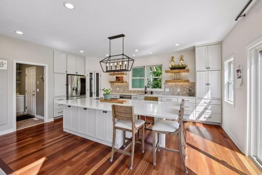 Quartz center island, updated double hung windows, new appliances, gorgeous new cabinets, shelving and lighting were all part of the remodel879 Sandbar Circle - Spacecrafting - 0020.jpg