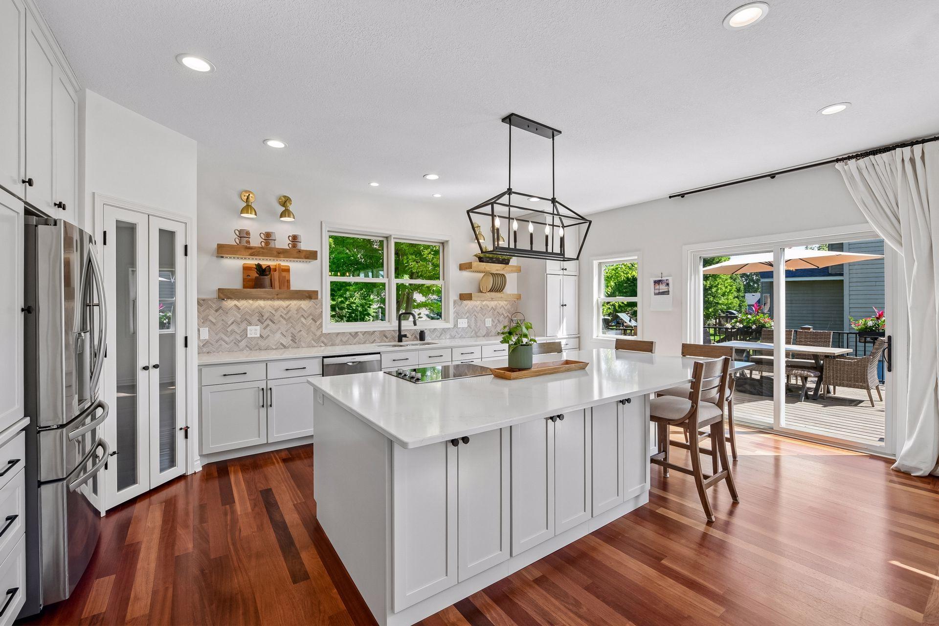 The kitchen was fully remodelled including the addition of a walk-in pantry!