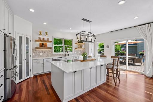 The kitchen was fully remodelled including the addition of a walk-in pantry!