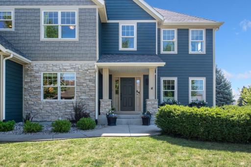 You will enjoy greeting guests on this covered front porch