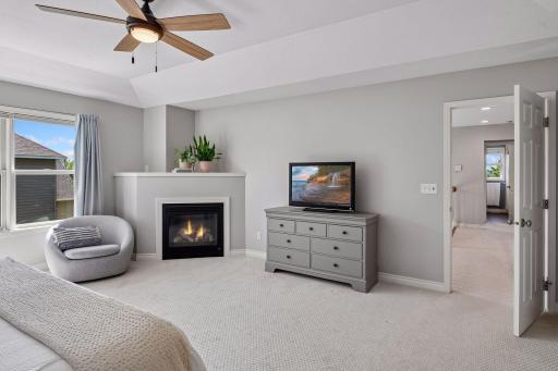Cozy up to the primary fireplace on chilly fall and winter evenings