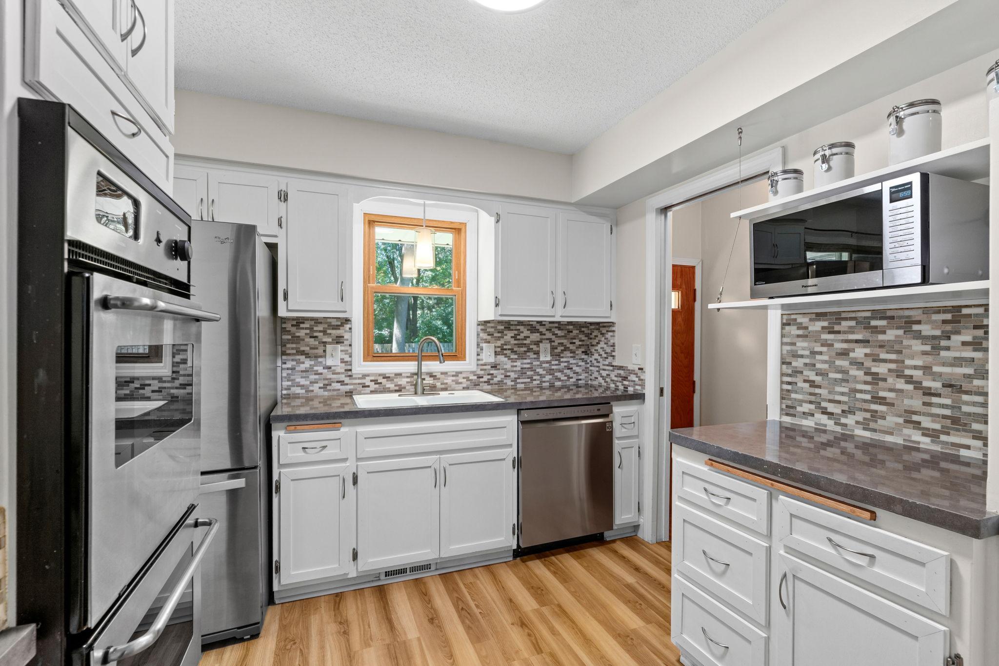 Updated stainless steel appliances