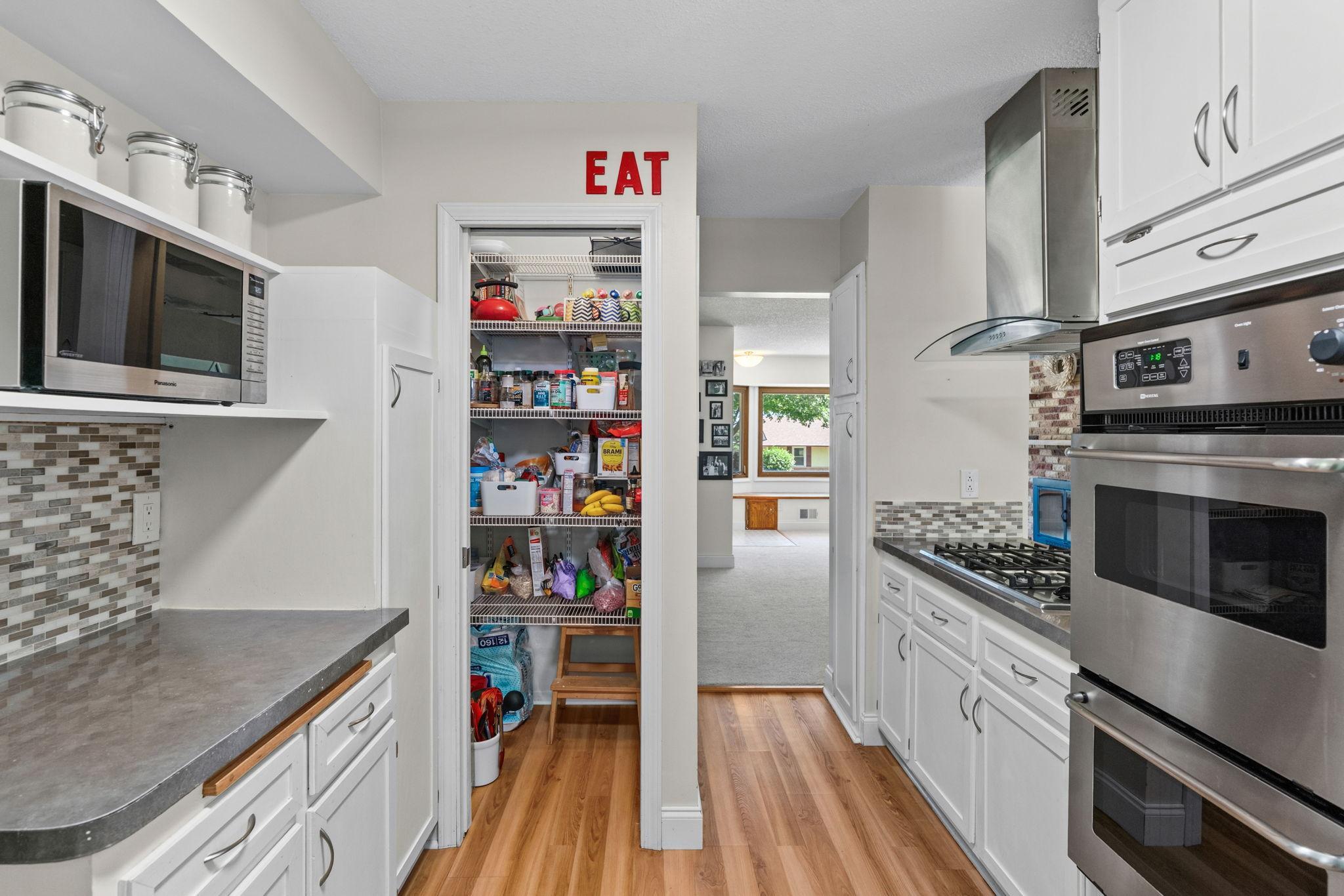 Large step in pantry