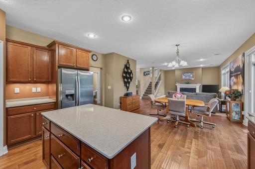 With expansive sightlines and a thoughtfully designed layout, this welcoming main level offers plenty of room to relax, dine, and spend time with friends and family.