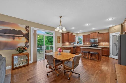 Designed for effortless everyday living, this bright, open-concept layout seamlessly connects the dining area and kitchen, creating an ideal space for gathering, hosting, and making lasting memories.