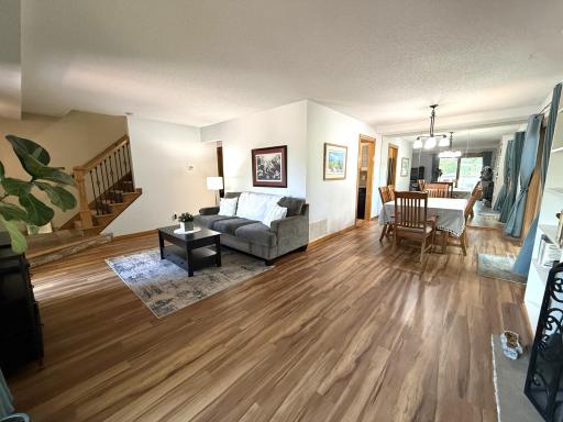The main living space is plentiful and feels like you are living in a single family house.