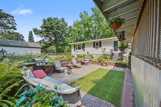 Patio Hot Tub Lounging Area Fenced Yard