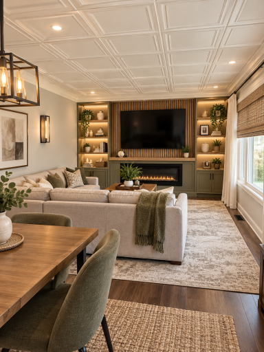 AI Generated Living Room