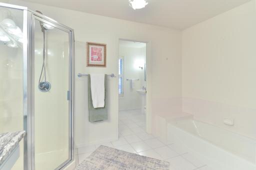 Looking for main-level laundry potential? Some homes within the community have converted the main-level bathroom tub area to accommodate a washer and dryer.