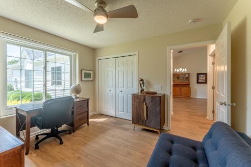 Off the entrance is the 2nd bedroom, currently used as an office.