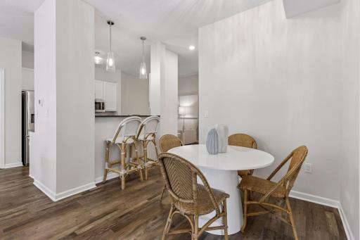 This is OPTION AREA #2. Interchangeable uses, but currently "the dining area".