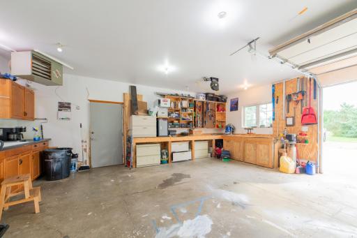 Walk through from main garage. Also has sink in this one.