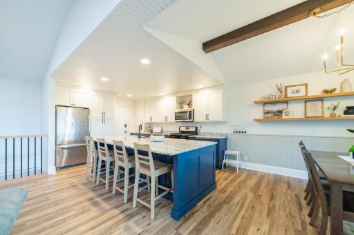 Granite kitchen countertops and huge island