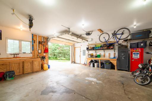 Second 2 car garage is heated and insulated