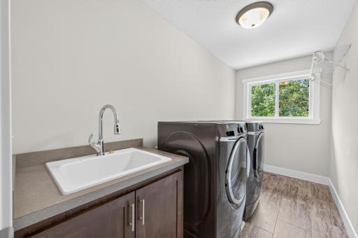 Laundry on second level where ALL the bedrooms are.