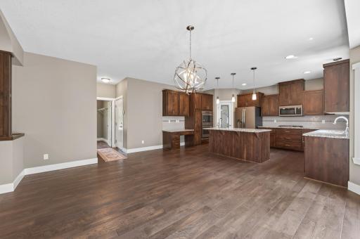 Dining Room, Kitchen, hallway to mud room