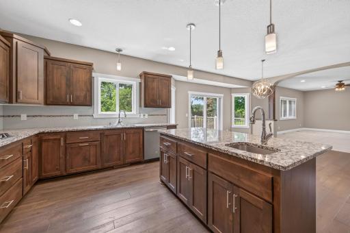 Enjoy looking outside while being in kitchen