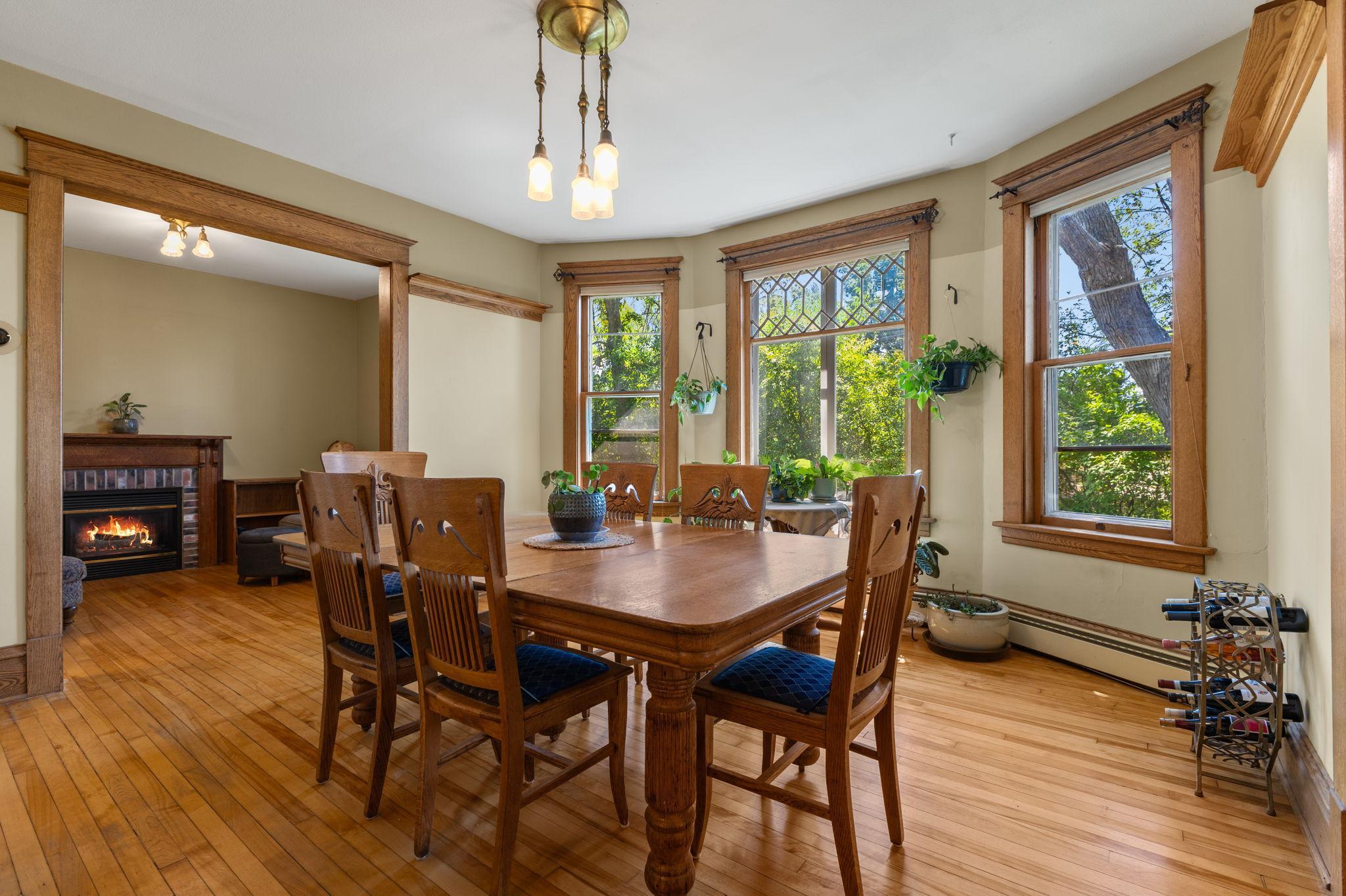 Abundance of natural light with large windows