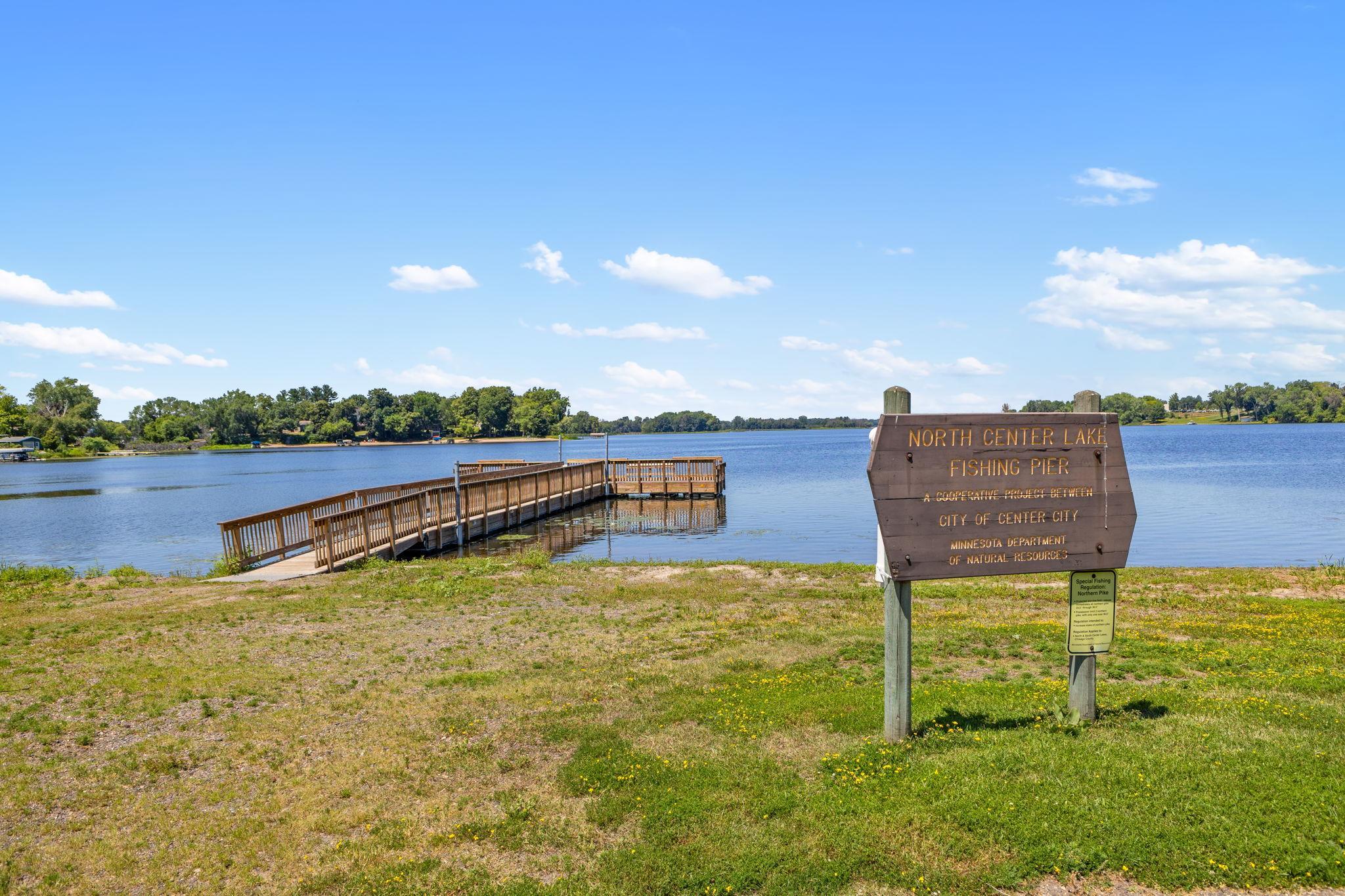 Lake front out your front door!