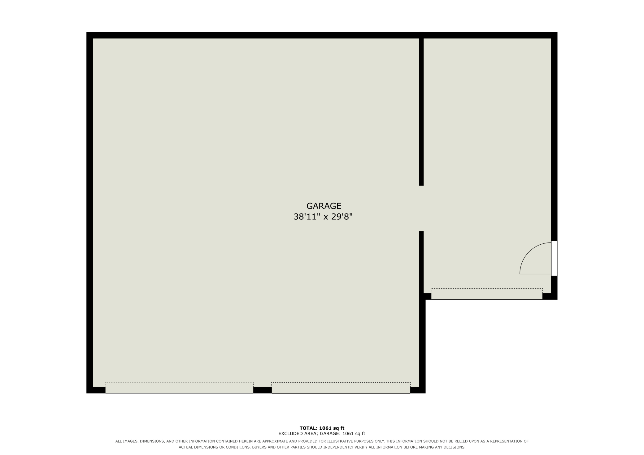 Garage is LARGE, 1061 square feet! 1260_Woodbridge_ST_N_WITH_SQ_FT .png