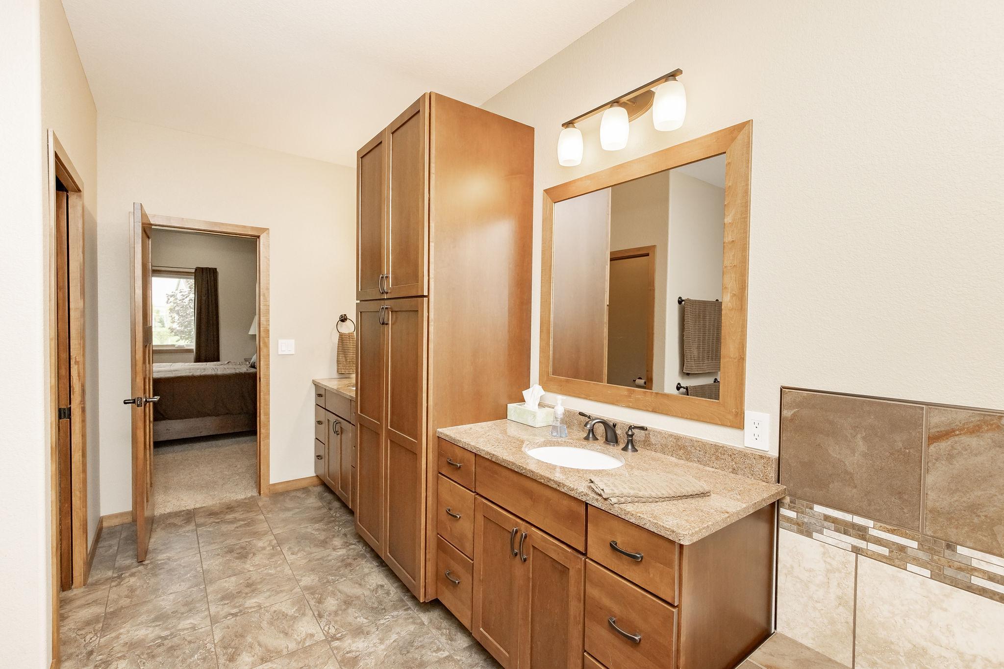 Vanity w/ Granite countertop