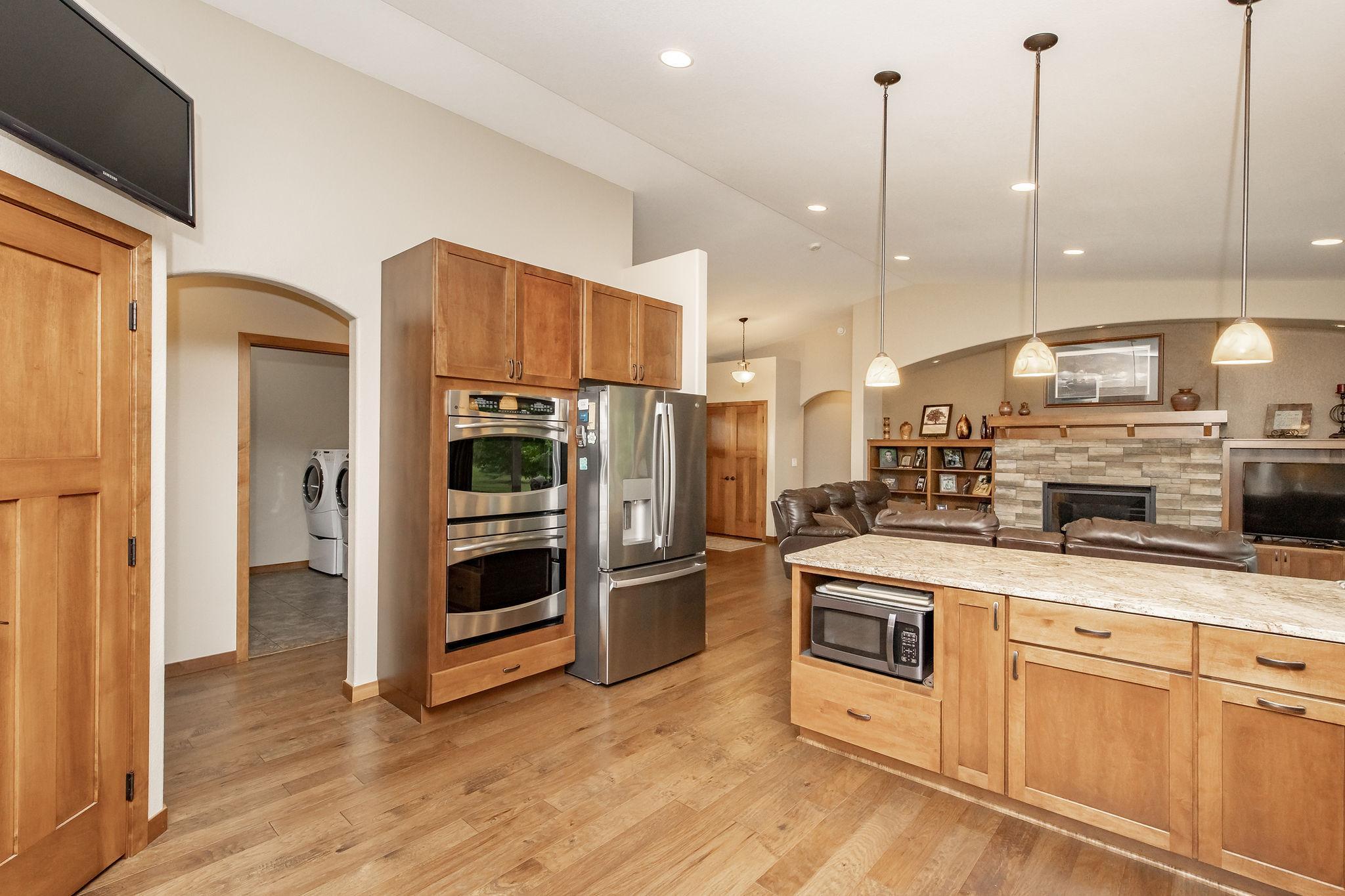 Kitchen w/ double ovens