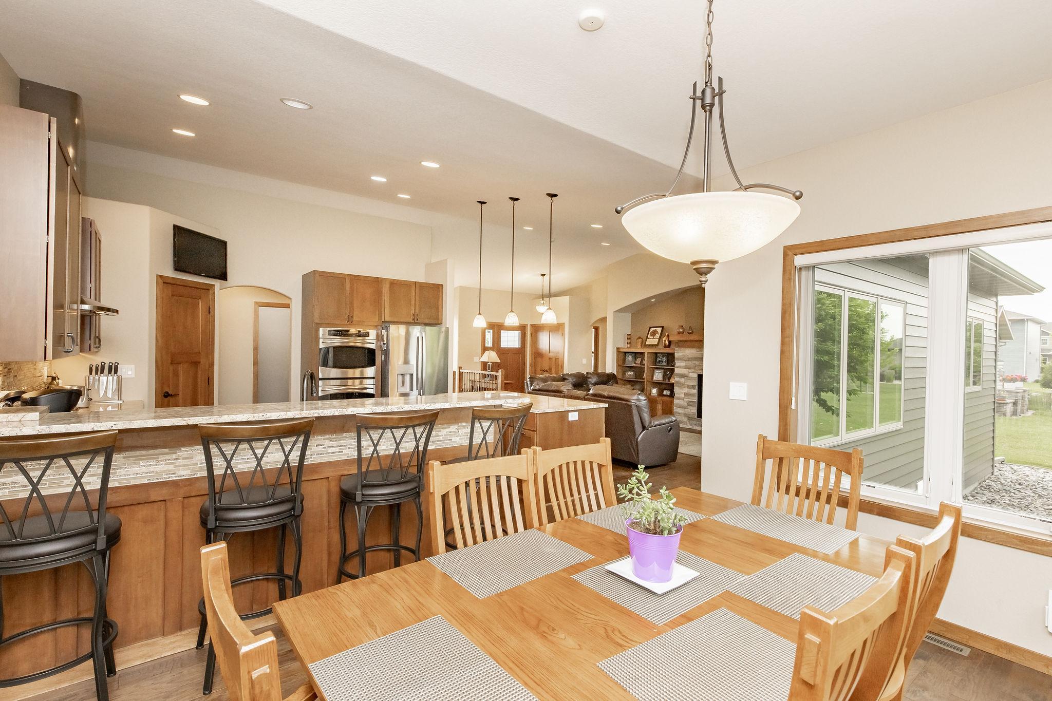 Dining to Kitchen view